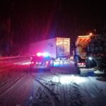 Nejvíc policisty na Vysočině zaměstnala sněhová kalamita nejen na dálnici D1