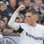 Schick dal 18. gól v bundesligové sezoně, Leverkusen ale jen remizoval