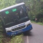 Úterní nehoda u Okrouhličky: Autobus i s cestujícími sjel ze silnice