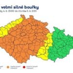 Velmi silné bouřky na Havlíčkobrodsku: hrozí přívalové deště i velké kroupy